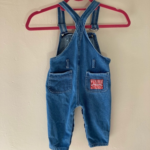 Vintage Fun Duds 100% Cotton Overalls - Picture 4 of 8